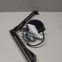 Amazon Basics Adjustable Microphone Stand with Pop Filter, Windscreen for Noise Reduction, Compatible with Blue Yeti, Snowball, Shure, Audio-Technica, 14 inch