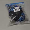 Kuoser Waterproof Dog Coat, Reversible Dog Jacket for Medium Dogs, Adjustable Durable Doggie Winter Coat Warm Puppy Cold Weather Apparel from Small to Large Breed, Blue ,Medium