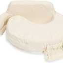 My Brest Friend Super Deluxe Nursing Pillow - Enhanced Comfort & Ergonomic Breastfeeding Pillow for Ultimate Support For Mom & Baby - Adjustable and with Handy Side Pocket, Platinum1K+ bought in past month