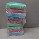 3x5 Index Card Holder with 5 Dividers, Labels (3 Colors, 3 Pack)