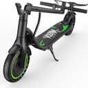 Electric Scooter for Adults, Max 15 Miles Range & 19 MPH Speed, Power by 350W Motor, 8.5" Solid Tire, Lightweight Cruise Control Foldable E Scooter Commute, Dual Brakes, Max Load 265 LBS