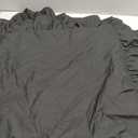 KKJIAF Ruffle Pillow Cases Standard Size Set of 2, Ruffled Pillow Covers with Envelope Closure, Wrinkle Resistant Pillowcases 20" x 26", Ruffled Pillow Shams, Black