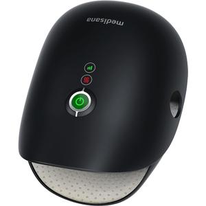 Medisana Hand Massager with Heat and Compression, Cordless Hand Massager for Arthritis and Carpal Tunnel Relief, Knuckle Stretching Massage, Birthday Christmas Gifts for Men Women Dad MomBlack