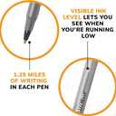 BIC Round Stic Xtra Life Ballpoint Pens, Bulk Pack of Black Ink Pens, Medium point 1.0 mm, Pack of 300