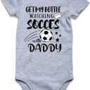 RAISEVERN Baby Boys Girls Clothes Newborn Bodysuit Funny Outfit 0-12 Months