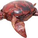 SELF-STANDING 4D GIANT DINOSAUR, WHALE, SPIDER, SCORPION PARTY FOIL HELIUM BALLOON, TYRANNOSAURUS, DRAGON BIRTHDAY PARTY DECORATIONS, PARTY SUPPLIES, BOYS' KIDS' CARTOON TOYS (4D SEA TURTLE).