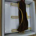 YHOSSEUN Ceramic Espresso Cups Set of 6, 4 Oz Expresso Shots Cup with Stand, Saucers & Spoons, Small Coffee Espresso Cup Demitasse Cups, Black