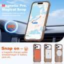Compatible with iPhone 17 Pro Max Case 6.9'' with Magnetic Ring Stand [Military Drop Protection][Compatible with MagSafe] Shockproof 17 Pro Max Phone Case for Men Wowen,Brown