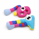 67 Plush Toy 10 Inches Soft Stuffed Number Character Inspired by Steal A Brainrot – Cute Blue Pixel-Style Plushie for Kids and Collectors (A-Number-67)