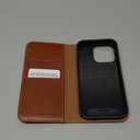 SHIELDON Case for iPhone 14 Pro 5G 2022, Genuine Leather Wallet Case with Kickstand RFID Blocking Card Holder Magnetic Shock Absorbing Cover Compatible with iPhone 14 Pro 6.1" - Retro Brown