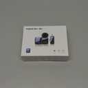 PQRQP 3 in 1 Microphone for iPhone/Android/Camera, Wireless Microphones, 328ft Transmission, 18H Battery Life, Mini Microphone for Record Interview, Vlogs, Tiktok (Ebony Black)