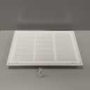 Fits 20x10 Duct Opening | Filter Included Steel Return Air Filter Grille by Handua [Removable Door] for 1-inch Filters | Vent Cover Filter Grill | White | Outer Dimensions: 22 5/8"W X 12 5/8"H