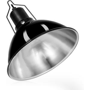 DXOPHIEX 8.5inch Dome Reptile Heat Lamp Reptile Light Fixture UVB Light Fixture Max 150W for Bearded Dragon, Turtles, Snake and Lizard Terrarium