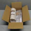 GO&SO Natural Linen Medium Drum Lamp Shades 13" Top x 13" Bottom x 10" High (Spider) Modern Beige Gray Lampshade for Table Lamps Bedside Lamps -Assembly Required - By GO&SO