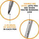 BIC Round Stic Xtra Life Ballpoint Pen, Ultra Long Lasting and Consistent Performance, 144-Count in Black Ink