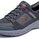 Skechers Men's Oak Canyon Consistent Winne Hands Free Slip in (10 X-Wide, Gray/Orange)