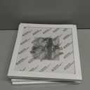 Egofine 8x8 Picture Frames 4 PCS - Made of Solid Wood Covered by Plexiglass for Table Top Display and Wall Mounting Photo Frame for Pictures 4x4/6x6 with Mat White