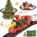 Boy Train Set,Home Decoration Train Around The Tree, Train and Tracks for Children,Age for 3+
