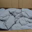 Bedsure Tufted Boho Comforter Set King Size - Light Grey Boho Bed Set, GentleSoft 3 Pieces Farmhouse-Style Embroidery Bedding, Gifts for Woman, Soft Jacquard King Comforter for All Seasons