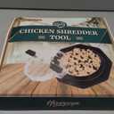 Chicken Shredder Tool Twist, Meat Shredder for Chicken Breast, Visible Kitchen Gadgets Grinder Machine, Anti-Slip Strip, Ergonomic Handle, BPA Free, Easy Clean (Black)