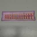 300Pcs Square French Tip Press on Nails, Pink Blue Extra Short Soft Gel Nail Tips, Pre-lasting Acrylic Fake Nails, No Need to File False Nail Tips Extension for Women Nails DIY in 15Sizes