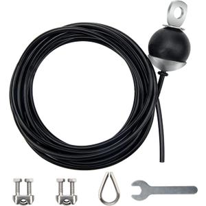 Fitness Pulley Cable 196 Inch, Adjustable Home Gym Cable Replacement for Pulley System, Heavy Duty Fitness Rope Machine Accessories