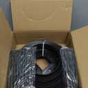 Landscape Edging 2 in x 25 Ft, No Dig Garden Edging Border Kit with 46 Pcs Spikes for Garden Flower Bed Lawn Yard Grass Pathway, Black Flexible PE Material