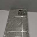 ZeeMart Grid Embroidered Hemmed Tablecloths, Green 60x104 Inch, Farmhouse Style Heavy Weight Cotton Linen Sage Green Tablecloths, Boho Plaid Water Resistant Rectangle Table Cloth