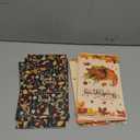 Elunpoe 32pcs Fall Goodie Bags, Thanksgiving Treat Paper Bags with Stickers, Perfect for Autumn Party Favors and Seasonal Candy Wrapping, 4.7" x 3.1" x 8.6"