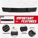 HECASA Front Bumper Cover Compatible with 2015-2017 Ford F150