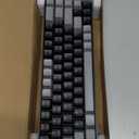 Qisan Mechanical Gaming Keyboard, Dual Mode 2.4G/BT Wireless, 60% Mini Design, Brown Switch, US Layout, 68 Keys, Computer Keyboard, Gaming Pc, Wireless Gaming Keyboard (Brown Switch with Black & Grey Combo Color)