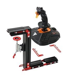 J-PEIN Flight Simulator Desk Mount (2-Pack), Heavy Duty Steel Stand for HOTAS Joystick and Throttle Systems