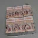 6 Pack Salt and Pepper Shakers, 80ml Spice Jars with Shaker lids, Salt Shakers Glass with Adjustable Pour Holes, Stainless Steel Seasoning Containers, Spice Bottles Glass for Kitchen