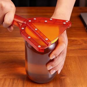 Jar Opener for Weak Hand & Seniors with Arthritis,Easy Twist Off Bottle Caps,Patent | Unique Kitchen Gadgets, Christmas Gifts for Elderly/Women/Men, Red