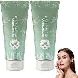 2PCS Intertrigo Relief Cream,Skin Fold Barrier Cream, For Moisture & Friction Protection, Helps Support Skin Comfort, or Soothing Comfort, Helps Reduce Moisture & Friction 30g *2