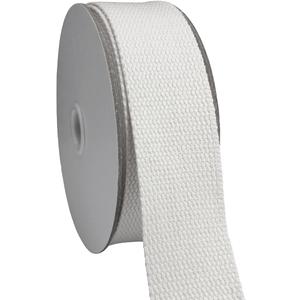White Cotton Webbing Straps 1.5 inch for Sewing 10 Yards 1-1/2 inch Flat Heavy Weave Straps for Bags-Clothes-Pet Collars-Totes-DIY Crafts Straps Supplies