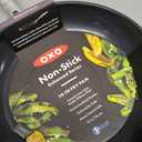 OXO Enhanced 10" Frying Pan Skillet, PFAS-Free Ceramic Nonstick, Durable Hard Anodized Cookware, Scratch Resistant, Stainless Steel Handle, Good Grips, Dishwasher Safe, Oven Safe, Black