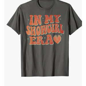 in My Show Girl's era fire Orange Heart T-Shirt Size M