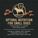 Purina Pro Plan Small Breed Dog Food Shredded Blend Chicken and Rice Formula With Live Probiotics - 18 lb. Bag (EXP 08/18/27)