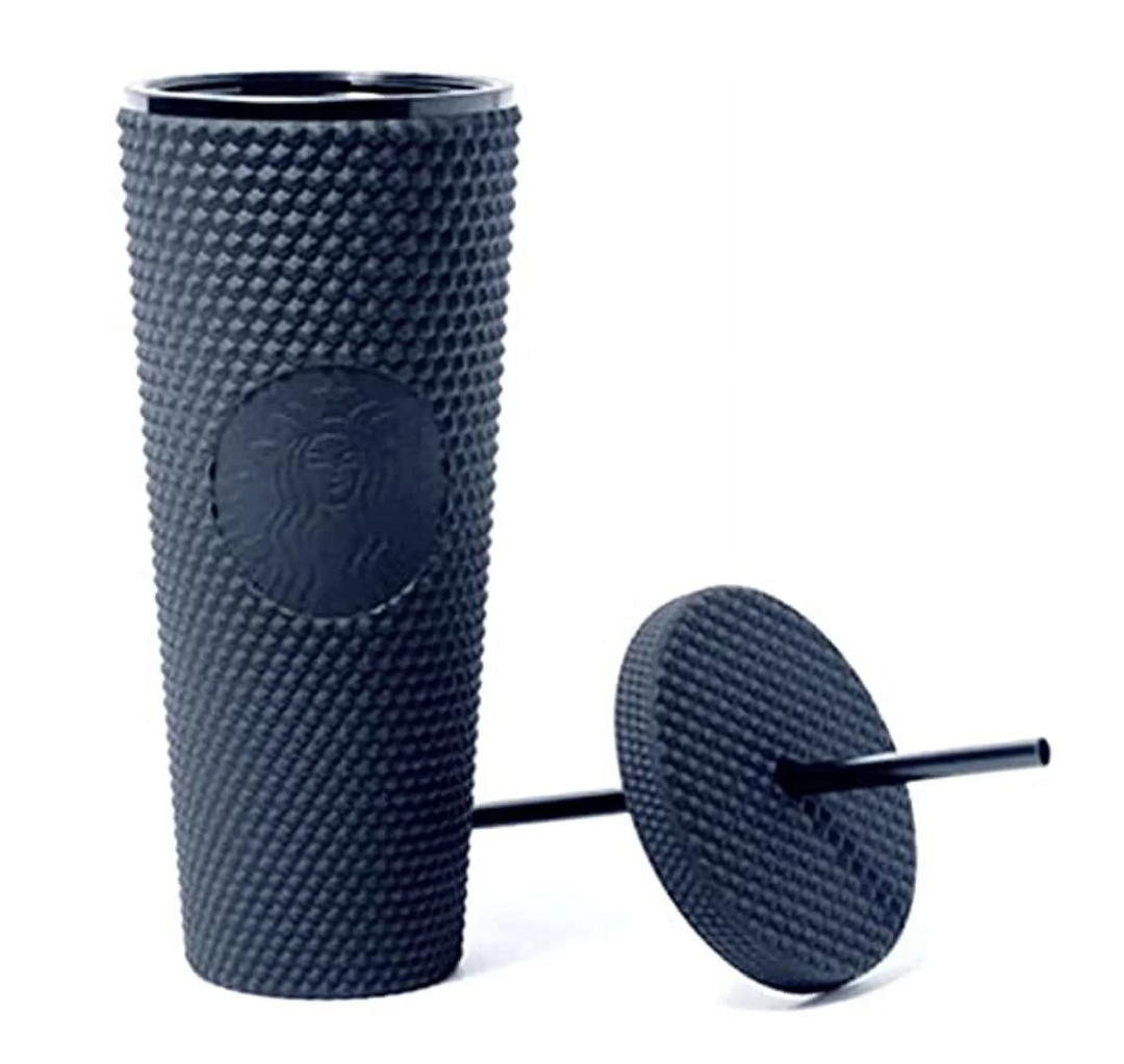 Desire Starbucks 24 oz Black Studded Tumbler