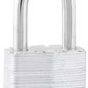 Master Lock 5DLF 2" Steel Pin Tumbler Padlock With 1-1/2" Shackle