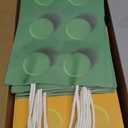 Sabary 24 Pcs Building Block Party Favor Gift Bags, Bricks Candy Treat Paper Bags, Gift Goodie Bag with Handle for Building Block Birthday Party Baby Shower Decoration Supplies