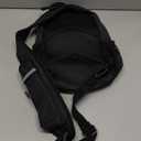 WATERFLY Crossbody Sling Backpack Sling Bag Travel Hiking Chest Bag Daypack (Black)