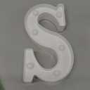 LED Marquee Letters, White 26 Alphabet Light Up Letters, Battery Powered LED Letter Lights for Birthday Party, Christmas Night, Home, Bar, Graduation, Wedding Decoration(S)