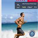 Koala Ultra Premium Photo Paper 13x19 In Satin Photo Printer Paper for Inkjet Printer Water-Resistant Semi Gloss 50 Sheets 72lb