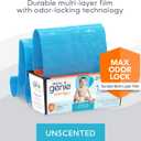 Diaper Genie Easy Roll Refill | 30 Bags Per Refill | Holds Up to 1410 Newborn Diapers | Odor Control | Diaper Pail Refill Bags | Fits Diaper Genie Signature & Platinum Pails (Unscented)