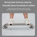 Joyrain 16-inch Bathroom Safety Grab Bar - 500lb Weight Capacity ADA Certified Anti-Slip Handle for Shower/Tub/Toilet, Elderly & Disabled Assist (Brushed Stainless Steel, 18 inch)