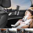 Tryone Car Headrest Tablet Holder Mount Stretchable Backseat Tablets Stand for Kids, Car Seat Mounts Compatible with iPad Pro 12.9 Air Mini, iPhone, Galaxy Tab, Switch, All 4.7-12.9" Screen Devices