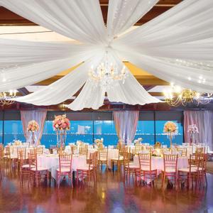 6 Panels White Ceiling Drapes for Wedding 5ftx20ft Chiffon Arch Draping Fabric Sheer Curtains for Wedding Party Ceremony Swag Decorations
