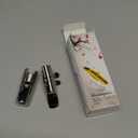 Yibuy #7 Silver Nickel-plated B-flat Soprano Saxophone Mouthpiece with Ligature Reed